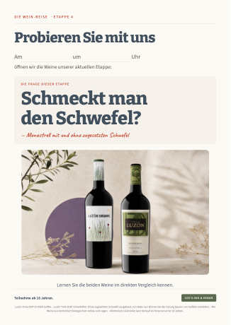 Druckansicht: Verkostung im Laden