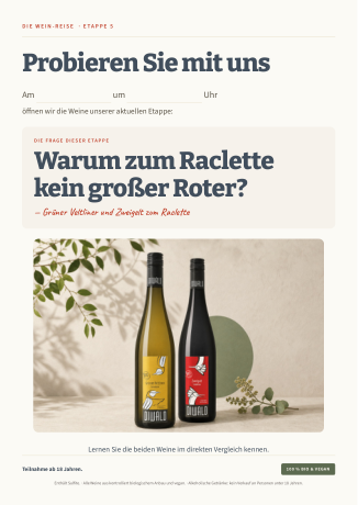 Druckansicht: Verkostung im Laden